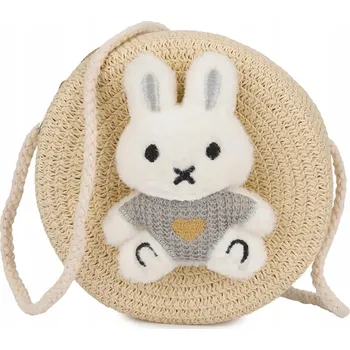 Kabelka Dětská kabelka králíček, pletená, na zapínání, boho Agrafka unisize