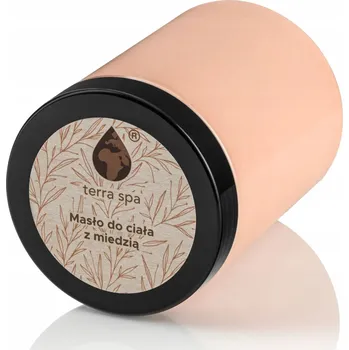 Sametové tělové máslo s mědí Terra Spa 1000 ml zpevňuje a vyživuje