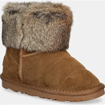 Dívčí sněhule Semišové sněhule Patrizia Pepe Girl PPJ941.30.34 hnědá 82X, EUR 30