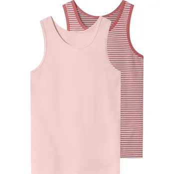 Dívčí oblečení lupilu® Dívčí košilka s BIO bavlnou, 2 kusy (světle růžová, 110/116)