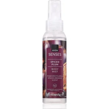 Tělový sprej Avon Senses Spiced Plum tělový sprej pro ženy 100 ml