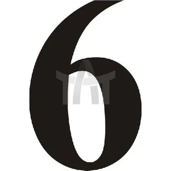 samolepka Samolepka číslice "6" MTX 5907478301279