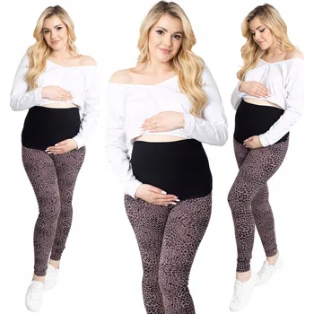 Dámské legíny Formommy těhotenské legíny dlouhé bavlna vícebarevné velikost 6XL