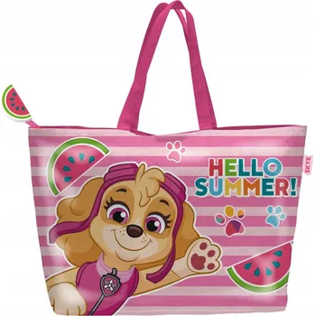 Plážová taška Letní plážová taška Tlapková patrola 48 cm