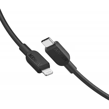 Datový kabel Kabel Anker USB-C na Apple Lightning 0,9 m černý