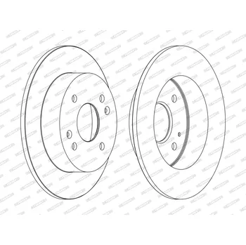 Auto-moto Brzdový kotouč FERODO DDF1488C