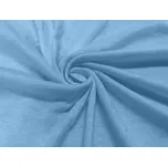 Prostěradlo Jersey Lux modrá 200x90