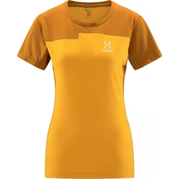 Dámské tričko Dámské bavlněné triko Haglöfs ROC Grip - žlutá Velikost: S
