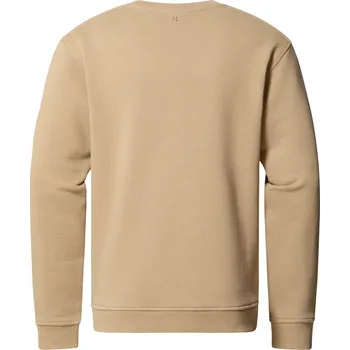 Pánská mikina Pánská bavlněná mikina Haglöfs Crewneck - hnědá Velikost: XL