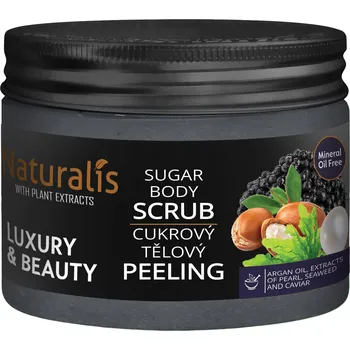 Tělový peeling Naturalis Naturalis cukrový tělový peeling - Luxury & Beauty 250 g