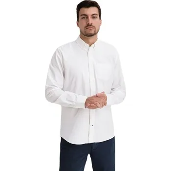 Pánská košile Pánská košile GAP OXFORD XL Bílá