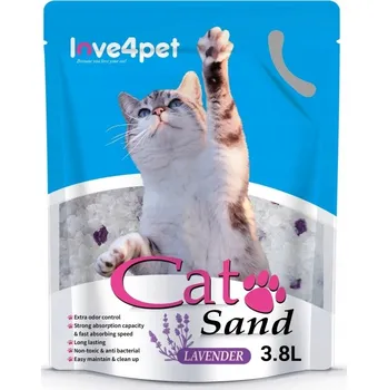 Kočkolit silikonové stelivo levandulový 3,8 l