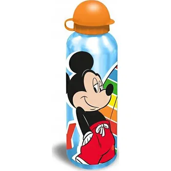 Láhev Hliníková láhev Disney Mickey Mouse Rainbow s víčkem 500 ml