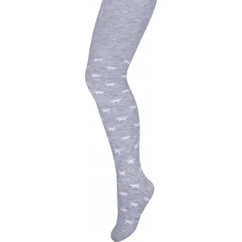 Kojenecké oblečení Milusie dětské punčocháče šedé bavlna velikost 110