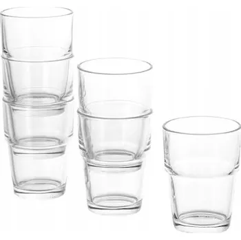 Sklenice IKEA REKO sklenice na nápoje vodu čiré 170 ml sada 6 ks sklo
