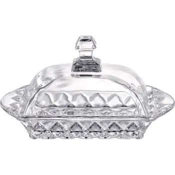 Dóza na potraviny MÁSELNICE AURORA skleněná máslenka na máslo Domotti