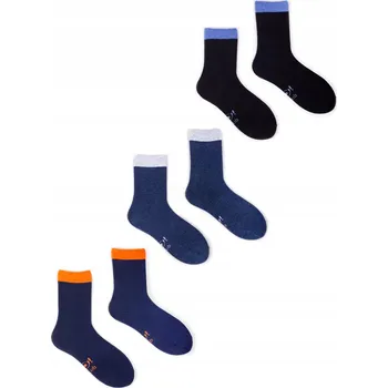 Ponožky bavlněné chlapecké 3 ks 20-22 YOCLUB