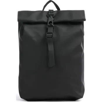 Městský batoh Rains Mini Batoh s chlopní 38cm, 7L, černá, umělé vlákno, 186414