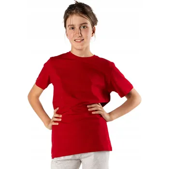 Chlapecké tričko YOCLUB dětské tričko červené bavlna velikost 128