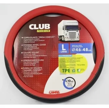 Autopotah Potah na volant Club-červený-tir L LAM98911