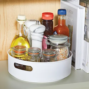 Kuchyňský mlýnek Otočný organizér do lednice bílá Výška 7 cm, průměr 23 cm.