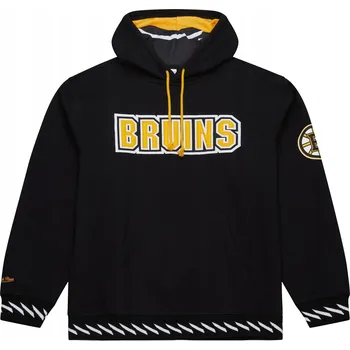 Pánská mikina Pánská mikina Boston Bruins NHL Playmaker Fleece Hoodie Vintage Logo Veliko