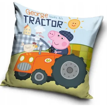 Povlak na polštářek Povlak na polštáře 40 x 40 cm Carbotex prasátko Pepa