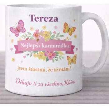 Hrnek pro kamarádku 4 - bílý