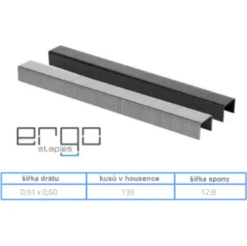 Průmyslová sponka Čalounické nerezové spony typu 80 v délce 12mm