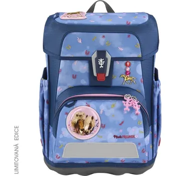 Školní batoh Školní aktovka CLOUD Spiegelburg, Pferdefreunde, Horse Friends- 5 dílný set, AGR certifiká