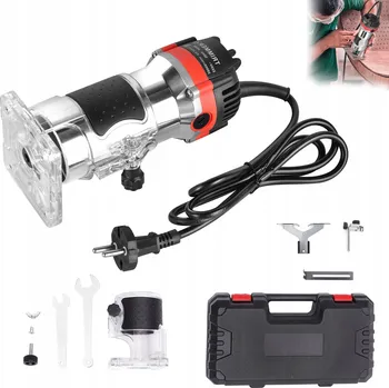 Frézka Horní frézka 800 W, síťová, s upínáním 6 mm a 15 frézami