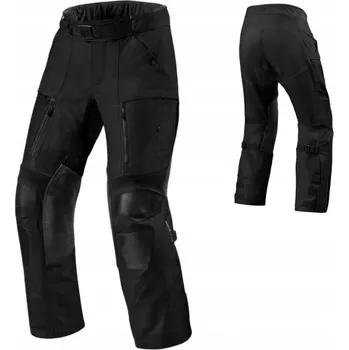 Moto kalhoty Textilní motocyklové kalhoty REV'IT! Sand 5 H2O černé 3XL SHORT (zkrácené)