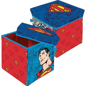 Úložný box Úložný prostor na hračky s motivem komiksu Superman 30×30×30 cm
