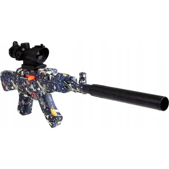 Dětská zbraň AUTOMATICKÁ PUŠKA PISTOLE NA VODNÍ GELOVÉ KULIČKY AK47 KALAŠNIKOV + baterie