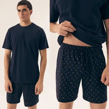 Pánské pyžamo Henderson pánské pyžamo Shore s krátkým rukávem, velikost L