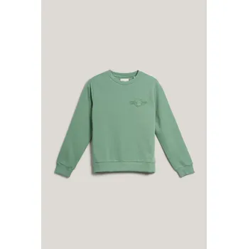 Dámská mikina MIKINA GANT REG TONAL SHIELD C-NECK SWEAT KALAMATA GREEN
