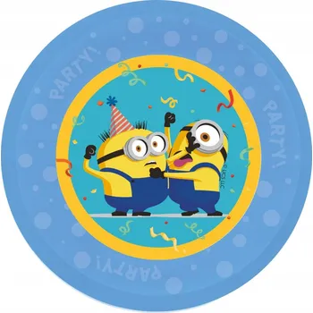 Talíř Sada 4 mikro prémiových plastových plochých talířů Mimoni: Vzestup Grua