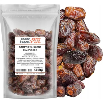 Sušené ovoce Sušené datle 1kg Bez pecek , přírodní, čerstvé | Kol-Pol