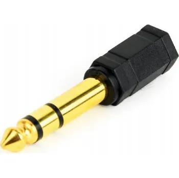 IP kamera Adaptér Cablexpert A-6.35M-3.5F Jack 3,5mm na 6,3mm