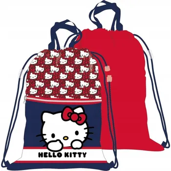 Sportovní taška Sportovní taška Hello Kitty Red Bow Deluxe, taška do posilovny 45 cm