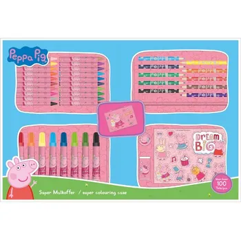 Výtvarná sada Výtvarná sada prasátko Pepa Undercover , 51 ks