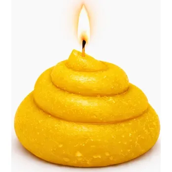 Svíčka Vonná svíčka Bobek | 40 g | Svíčkománie3D | Barva: Žlutá