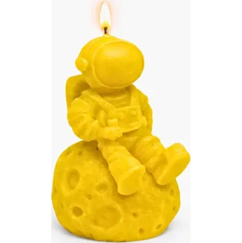 Svíčka Vonná svíčka Astronaut | 50 g | Svíčkománie3D | Barva: Žlutá