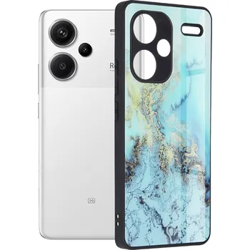 Pouzdro na mobilní telefon Techsuit – řada Glaze – Xiaomi Redmi Note 13 Pro+ 5G – modrý oceán