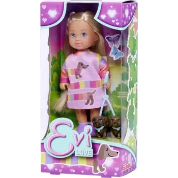 Panenka Bábika Evička so psíkmi