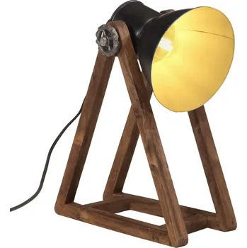 Dekorativní svítidlo vidaXL Stolní lampa 25 W patina 30 x 17 x 40 cm E27 [371898] Barva: Černá