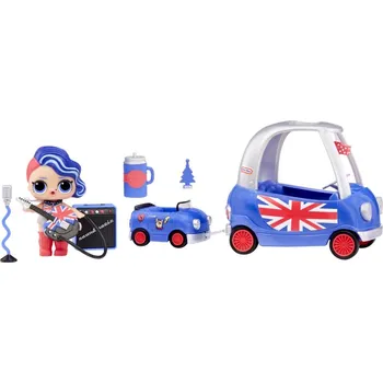 Panenka L.O.L. Surprise! Nábytok s bábikou, séria 6 - Hudobné turné & Cheeky Babe