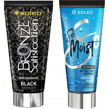Opalování Soleo Black Bronzer Satisfaction + Hydratační krém po opalování
