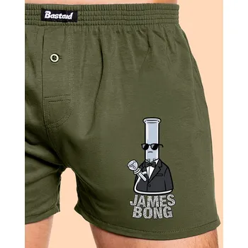 Trenýrky Bastard James Bong pánské trenky Khaki