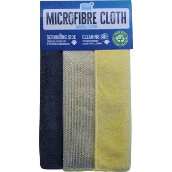 Utěrka Oboustranná utěrka z mikrovlákna s drátěnou vrstvou 32x32cm 2 ks